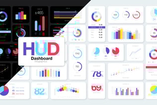 HUD Dashboard Infographics