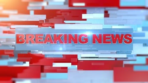 Modern Geometric Breaking News Title Reveal