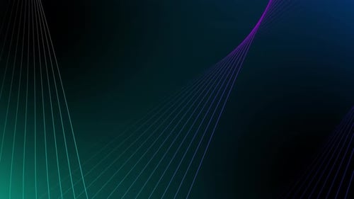 Dynamic Glowing Lines Abstract Technology Background Loop
