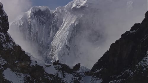 Dramatic mountains, Antarctic Peninsula, Antarctica