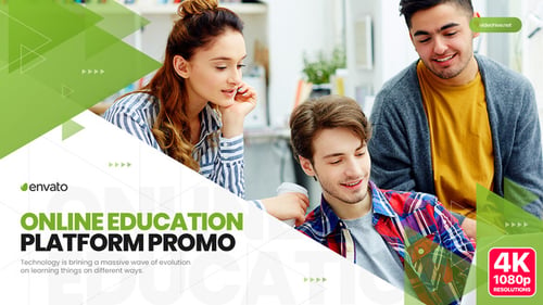 Modern Education Slideshow Presentation with Dynamic Transitions