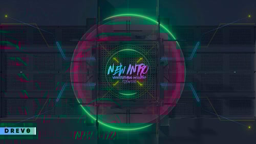 Cyber Logo Intro/ HUD Opener/ 3D Metal/ Hologram/ Game/ Playstation/ Streamer/ Youtube Blog/ Twitch