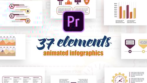 Technology Infographics Vol.32 for Premiere Pro