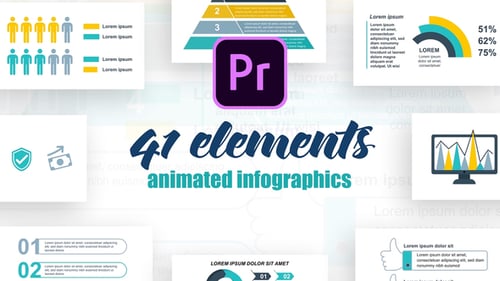 Animated Infographics Pack for Business Data Visualization