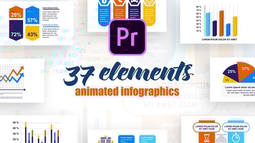 Modern Animated Infographics for Data Visualization