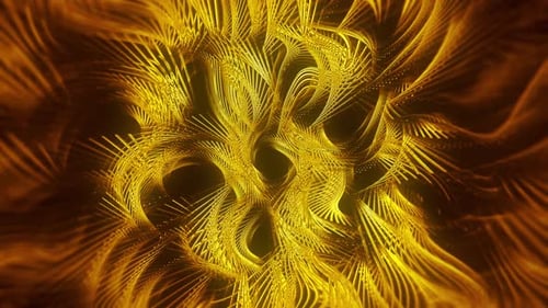 Golden Strings abstrakte Hintergrund
