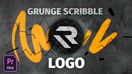 Grunge Scribble Logo