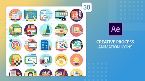 Creative Process Animation Icons | After Effects
