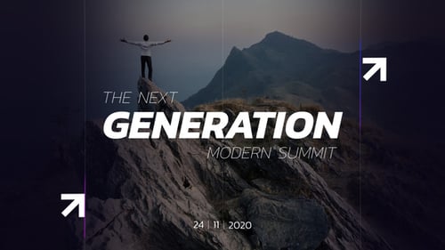 Dynamic Corporate Event Promo with Modern Text Animation