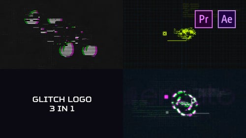 Glitch Logo Pack