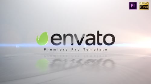 Elegance Logo On Ripple - Premiere Pro
