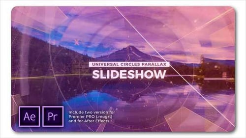Universal Circles Parallax Slideshow