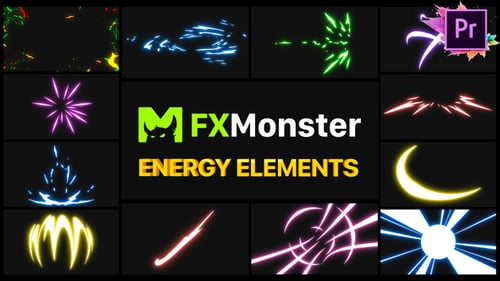 Elementos energéticos | Premiere Pro MOGRT