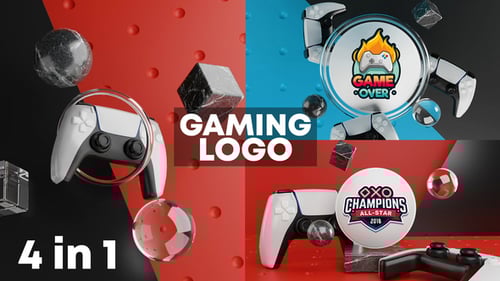 Gaming Logo Reveal 3D