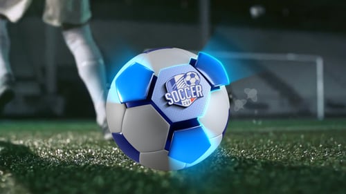 Dynamic Soccer Ball Sports Logo Reveal
