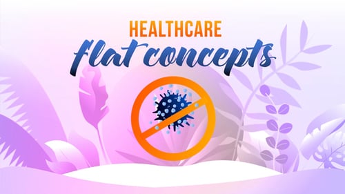 Healthcare - Flat Concept