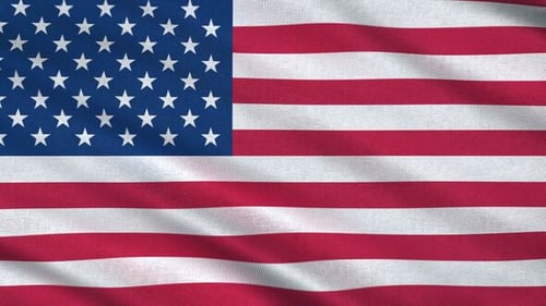 Waving American Flag Transition and Reveal