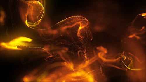 Bucle de fondo de partículas brillantes