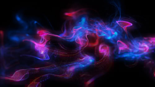 Farbige Partikel Hintergrundschleife