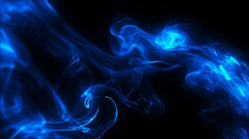 Loop de fundo de partículas azuis