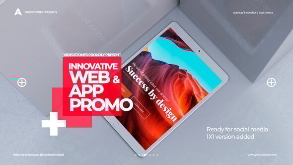 Cover for Innovative App & Web Promo