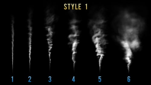 Rising Smoke Pack 4K - 12 Clips