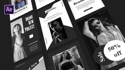 Dynamic Geometric Story Templates for Brand Promotion and Social Media