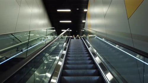 Escalator at the International Airport