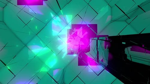 Vj Loop Of A Trip Through The Dimensions