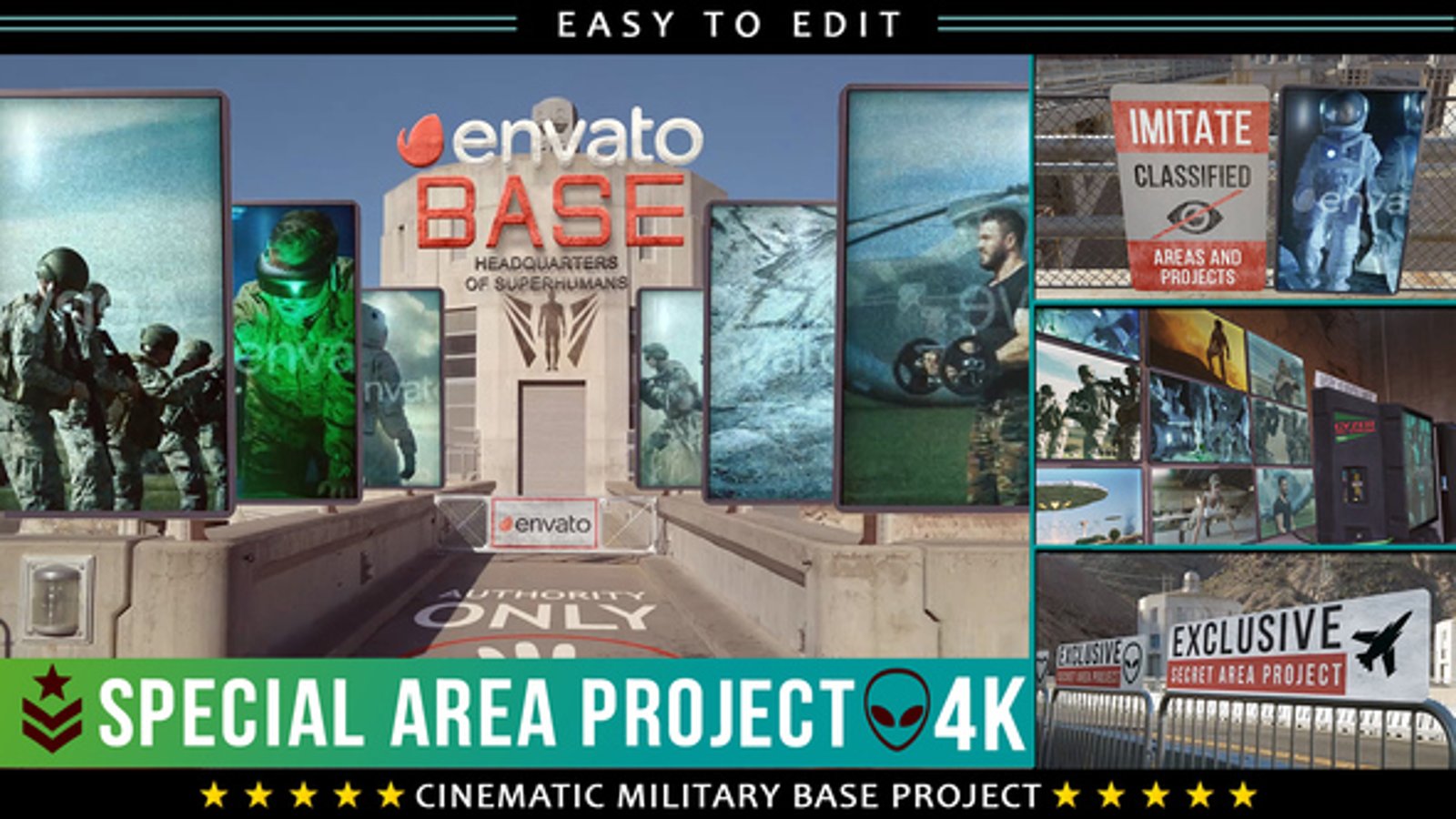 Cinematic Military Base Titles, Video Displays ft. military base ...