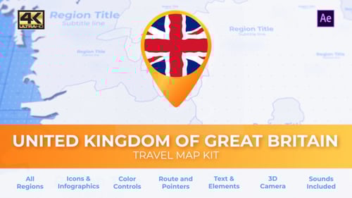 United Kingdom of Great Britain Map - United Kingdom Travel Map
