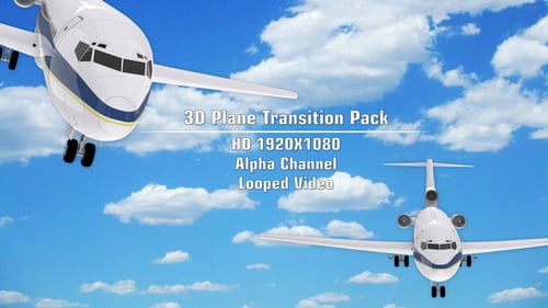 Realistic 3D Airplane Transitions for Travel Videos