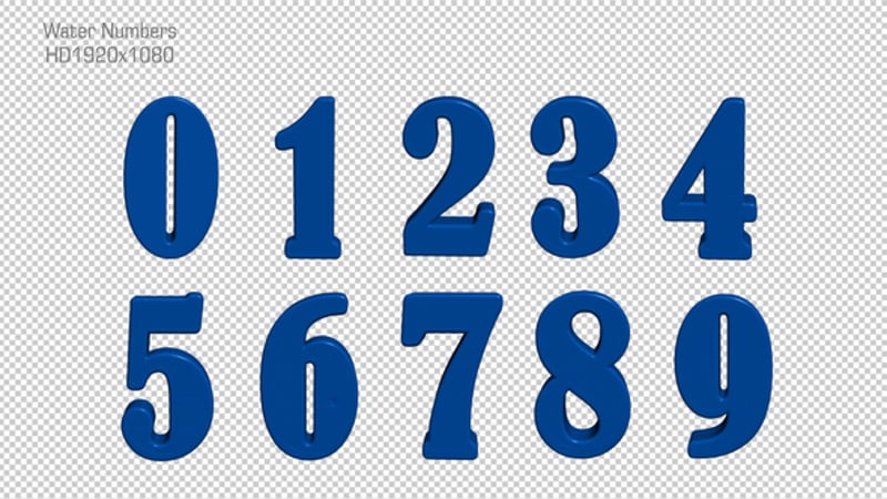 Royalty-Free Numbers Videos - Envato