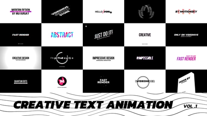 Creative Text Animation, Titles ft. after effects & broadcast - Envato