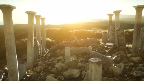 L'ancien temple grec en Italie