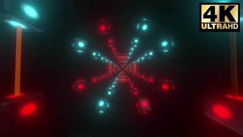 Leuchtkasten Tunnel Vj Loop