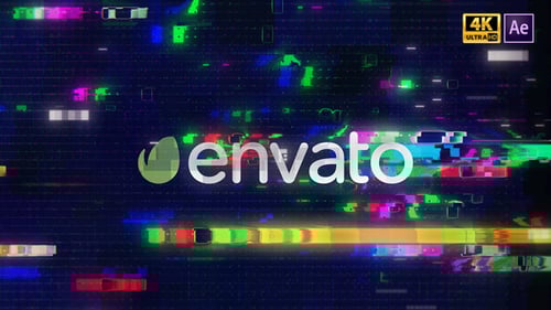 Glitch Logo Intro