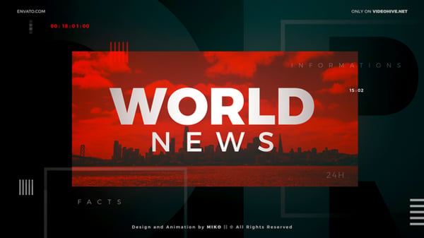 News Editable Video Templates - Envato