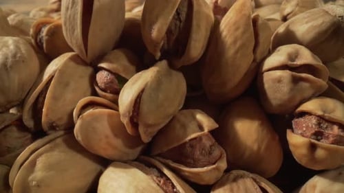 Pile of Pistachios in Close Up Shot