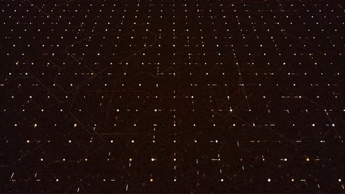 Flowing narrow stripes in a grid