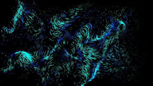 Abstract Particle Flow Background Animation