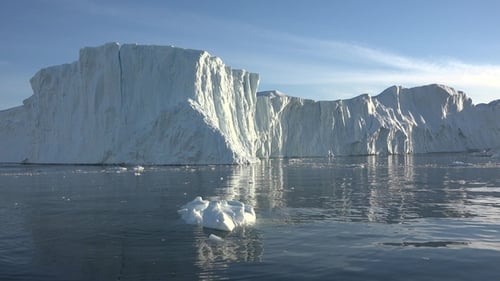Global Warming and Climate Change - Giant Iceberg from melting glacier in Ilulissat, Greenland.