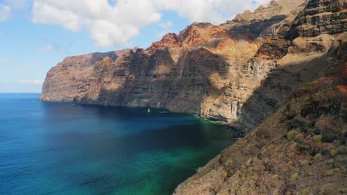 Aerial Spectacular View of Los Gigantes