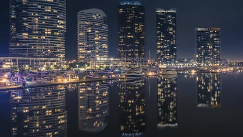 Melbourne night timelapse