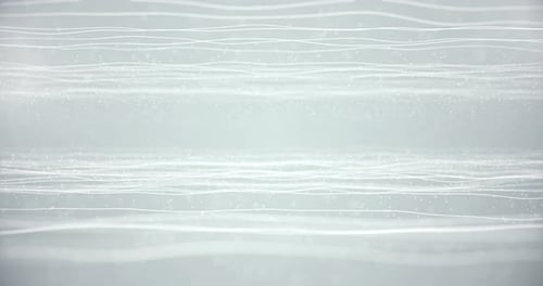 Abstract Wavy Lines and Particles Motion Background Loop