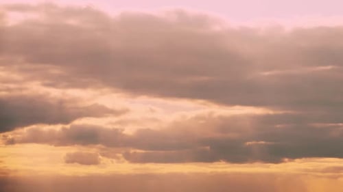 Time Lapse of Clouds During Sunset or Sunrise