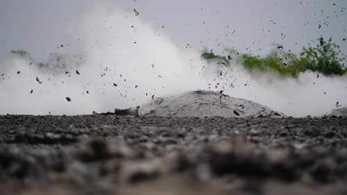 Mud Volcano Bledug Kuwu, Indonesia