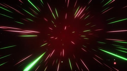 Hyperspace Jump in Outer Space