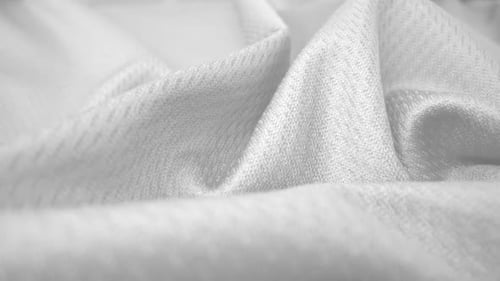 Close Up Detailed Cloth Texture of Shiny Spandex Cloth with Dolly Shot