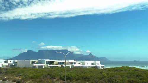 A View of the Table Mountain in Cape Town South Africa